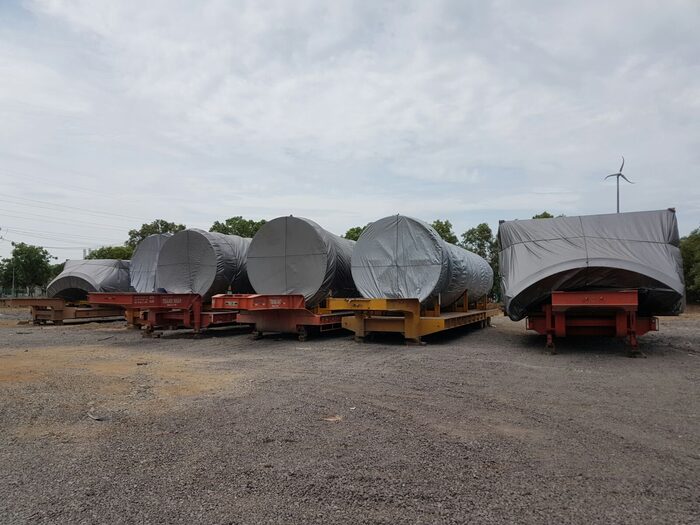 Ducting Structure Project: Ducting structure on flat rack
