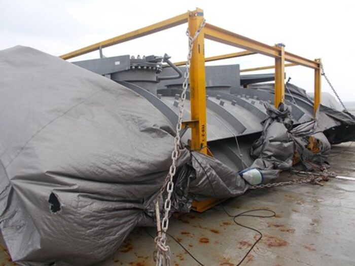 Ducting Structure Project: Securing out-of-gauge cargo