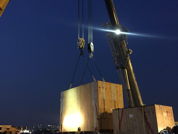 Press Machines Project: Machine lifting operation