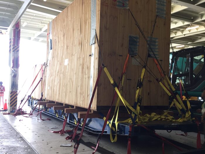 Press Machines Project: Press machine loaded and secured